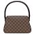 Borsa a Spalla Mini Looping Damier Louis Vuitton Marrone - vista 2