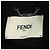 Abrigo de lana Fendi FF8521 A5G0 Negro - vista 4