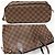 Borsa tote 2 in 1 Neverfull Damier di Louis Vuitton Marrone - vista 6