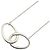 Tiffany & Co Collana in argento sterling Double Loop Elsa Peretti di Tiffany