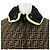 Chaqueta de Plumas Fendi FAA634 A8J6 Negro Caqui - vista 6