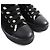 Baskets montantes en daim JIMMY d'Hermès Noir - vue 8