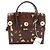 Autre Marque Borsa Maestra S Cutwork GRACE CONTINENTAL Marrone Marrone scuro