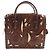 Autre Marque Borsa Maestra S Cutwork GRACE CONTINENTAL Marrone Marrone scuro - vista 3