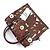 Autre Marque Borsa Maestra S Cutwork GRACE CONTINENTAL Marrone Marrone scuro - vista 6
