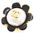 Timeless Spilla Fiore Marchio Coco Chanel Nero