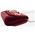 Elie Saab Borsa a tracolla in velluto bordeaux con borchie - vista 4