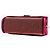 Elie Saab Borsa a tracolla in velluto bordeaux con borchie - vista 5