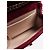 Elie Saab Borsa a tracolla in velluto bordeaux con borchie - vista 7