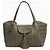 Anya Hindmarch Khaki-gewebte Leder-Tote
