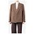 Autre Marque Blazer doppiopetto a quadri marroni - Taglia unica Marrone - vista 3