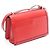 Borsa a spalla in pelle rossa Loewe Barcellona Rosso - vista 2