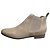 Botas Chelsea Sartore de piel beige