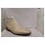 Botas Chelsea Sartore de piel beige - vista 2