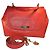 Borsa a mano DKNY in pelle rossa Rosso