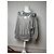 Autre Marque Pull ras du cou vintage Mariea Kim Gris/Blanc/Noir M Multicolore - vue 2