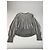 Autre Marque Pull ras du cou vintage Mariea Kim Gris/Blanc/Noir M Multicolore - vue 7