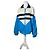 Blouson Vintage Dior Uomo Blu Bianco Nero L Multicolore