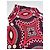 Vintage Emilio Pucci abstraktes farbiges Oberteil Rot M - Ansicht 7