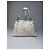 Vintage Gucci GG Leder / Polyester Tote Bag Weiß - Ansicht 10