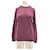 Apc Bordeauxfarbener Wollpullover  - Ansicht 1