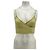 Autre Marque Top corta verde con spalline CIDER XS