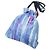 Autre Marque Borsa a spalla reversibile in cotone batik africano MANDRAKE Rosa Blu - vista 4