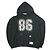 Autre Marque Sweater aus bestickter Baumwolle CORD EMBROIDERED H Schwarz