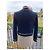 Giacca Moschino Couture in lana crema e blu navy Crudo - vista 7