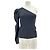 Top asymétrique noir en viscose Ba&Sh