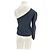 Top asymétrique noir en viscose Ba&Sh - vue 2