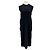 Top lungo nero davanti maniche corte Phoebe Philo