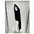 Top lungo nero davanti maniche corte Phoebe Philo - vista 3