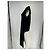 Top lungo nero davanti maniche corte Phoebe Philo - vista 4
