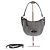 Ba&Sh Borsa a mano con strass "Swing" Argento - vista 8