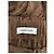 Autre Marque Pantalones plisados marrones GONGDID DESIGN Talla 34 Castaño - vista 3