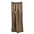 Autre Marque Pantalón de seda marrón "Alera" Castaño