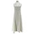 Autre Marque Vestido de ramio blanco