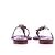 Jimmy Choo Sandali viola con strass Porpora - vista 5
