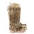 Autre Marque Botas de piel sintética Beige - vista 2