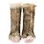 Autre Marque Botas de piel sintética Beige - vista 4