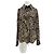 Autre Marque Camicia in seta leopardata Beige