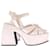 Nodaleto Sandali con piattaforma Beige - vista 2