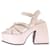 Nodaleto Sandali con piattaforma Beige - vista 3