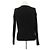 Top in maglia nera a maniche lunghe Courreges Nero - vista 2