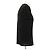 Camiseta negra de viscosa Rick Owens Negro - vista 3