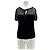 Philosophy Di Alberta Ferretti Black Wool Short Sleeved Sweater