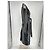 Autre Marque Trench-coat in similpelle Nero - vista 3