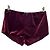 Autre Marque NIA Samtshorts in Burgunderrot