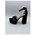Gianvito Rossi Sandali con zeppa neri Nero - vista 2
